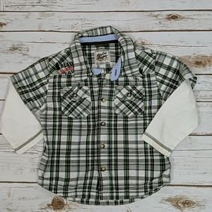 Baby Gap Plaid Shirt Outdoor 3T